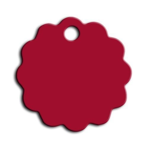 Dalis Pet Tag - Küçük Papatya Kedi Ve Köpek Künyesi Kırmızı