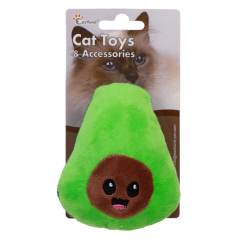 Eastland Catnipli Hışırtılı Peluş Avokado 11,5 cm Kedi Oyuncağı