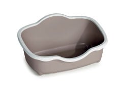 Stefanplast Tres Chic Açık Kedi Tuvaleti Pembe Beyaz
