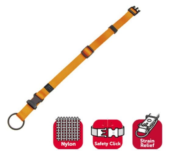 Karlie Turuncu Kilitli Boyun Tasması XS 20-35 Cm