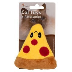 Eastland Catnipli Hışırtılı Peluş Pizza 11 cm Kedi Oyuncağı