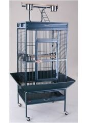 Dayang Papağan Kafesi Ayaklı Siyah 61 x 56 x 165 cm