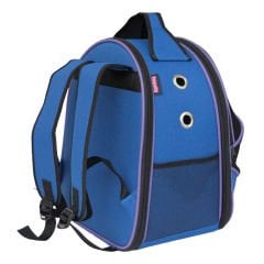 Petpretty Kedi ve Köpekler İçin File Astronot Çanta Mavi