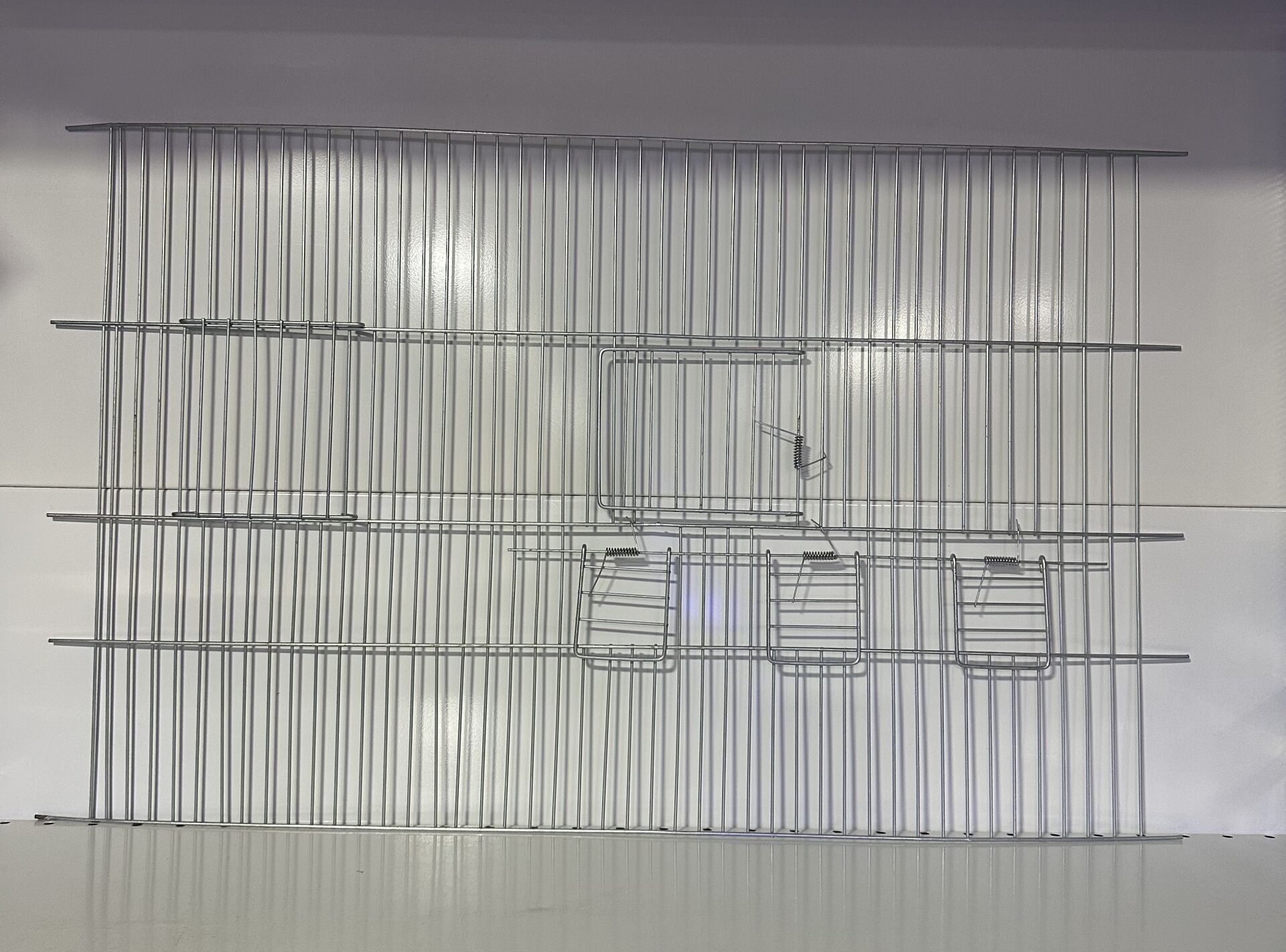 Kuş Kafesi Ön Teli 40 x 60cm Krom Galvaniz
