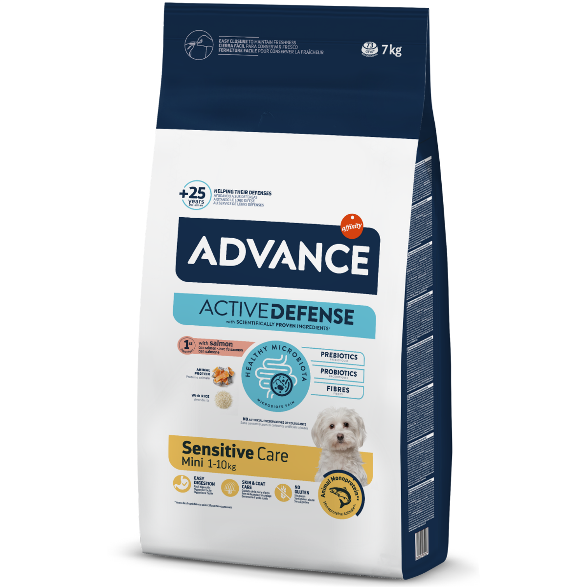 Advance Sensitive Care Somonlu Küçük Irk Yetişkin Köpek Maması 7 kg