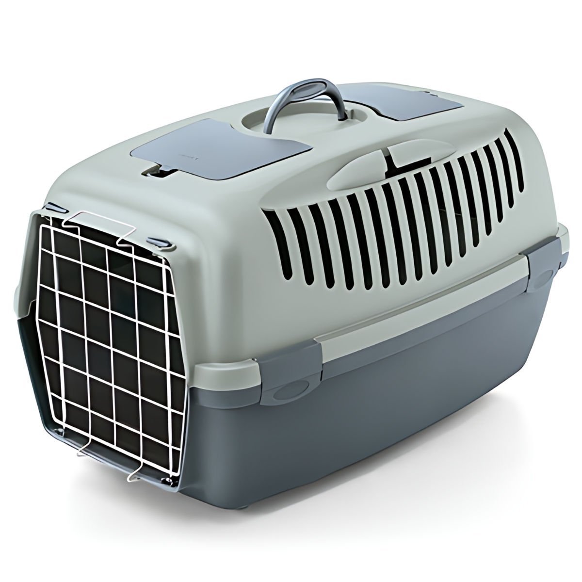 Stefanplast Gulliver 3 Kedi Köpek Taşıma Kafesi Metal Kapılı Mavi