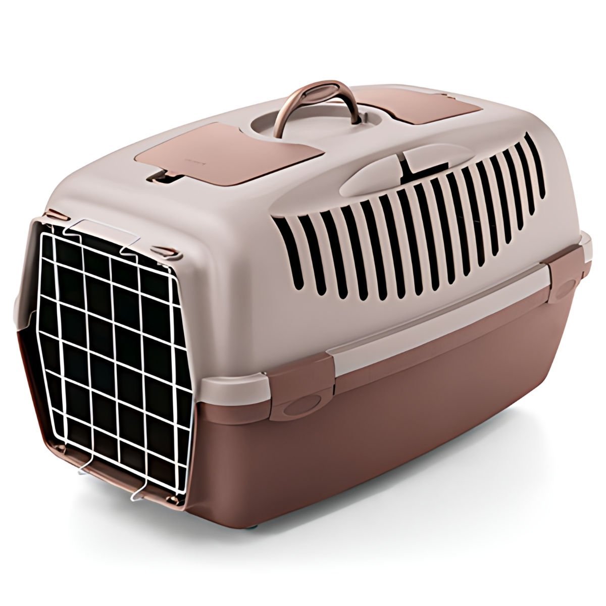 Stefanplast Gulliver 3 Kedi Köpek Taşıma Kafesi Metal Kapılı Pembe