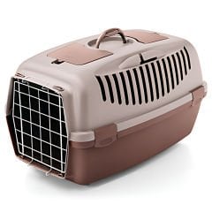 Stefanplast Gulliver 3 Kedi Köpek Taşıma Kafesi Metal Kapılı Pembe