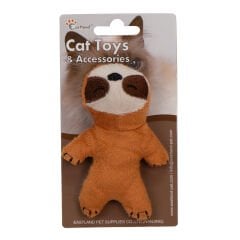 Eastland Catnipli Peluş Tembel Hayvan 12 cm Kedi Oyuncağı