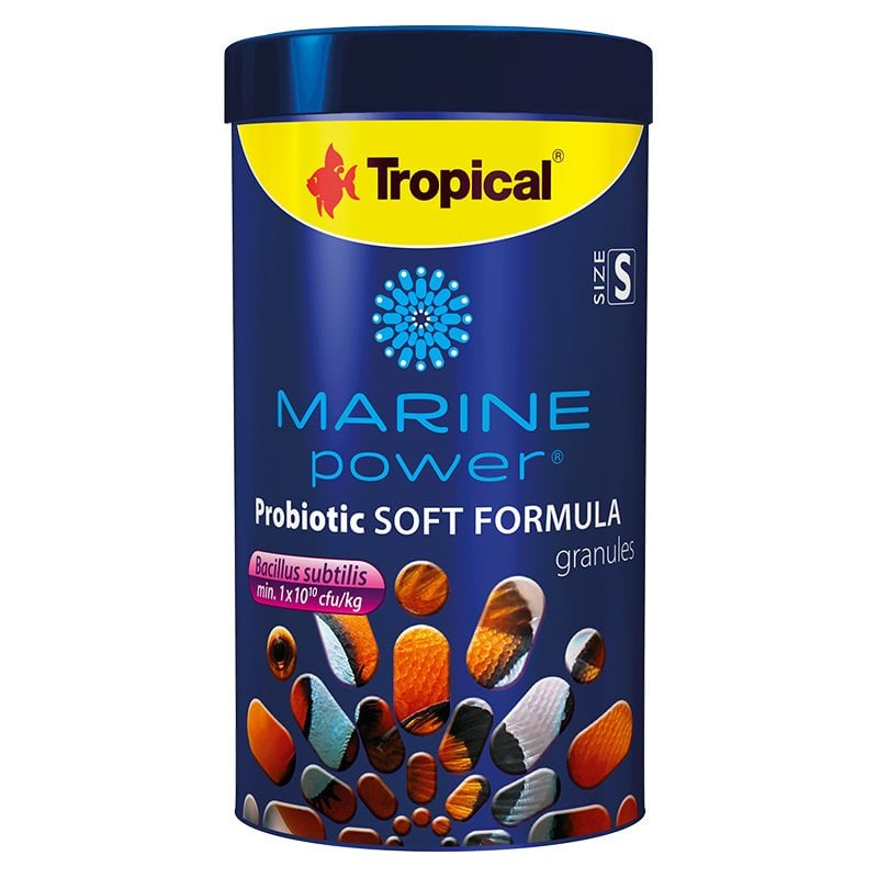 Tropical Marine Power S Probiotic Soft Formula Granules 250 ml 150 Gr Deniz Balığı Yemi