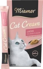 Miamor Cream Somon Kreması Kedi Ödülü 6 x 15 gr