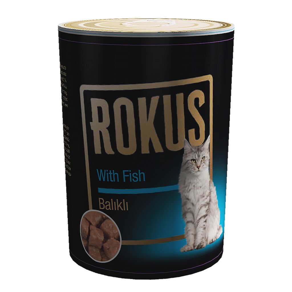Rokus Balıklı Kedi Konservesi 410 gr