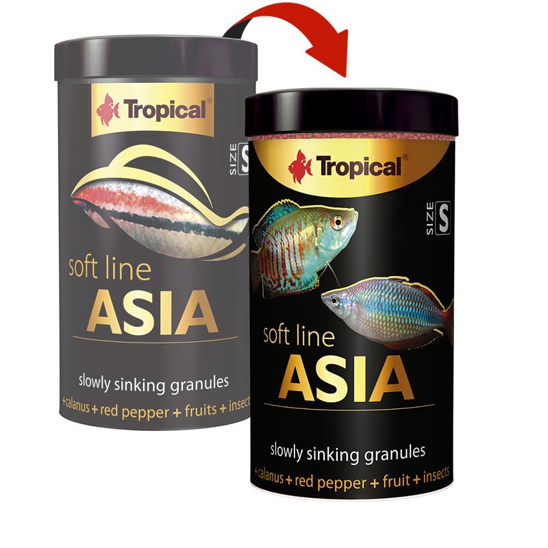 Tropical Soft Line Asia Small Granules 250 ml 125 gr