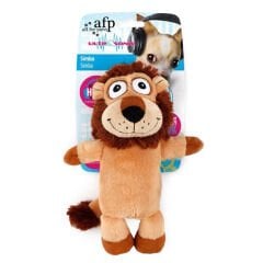 AFP Ultrasonik Sesli Aslan Peluş Köpek Oyuncağı 24 x 17 x 8 Cm