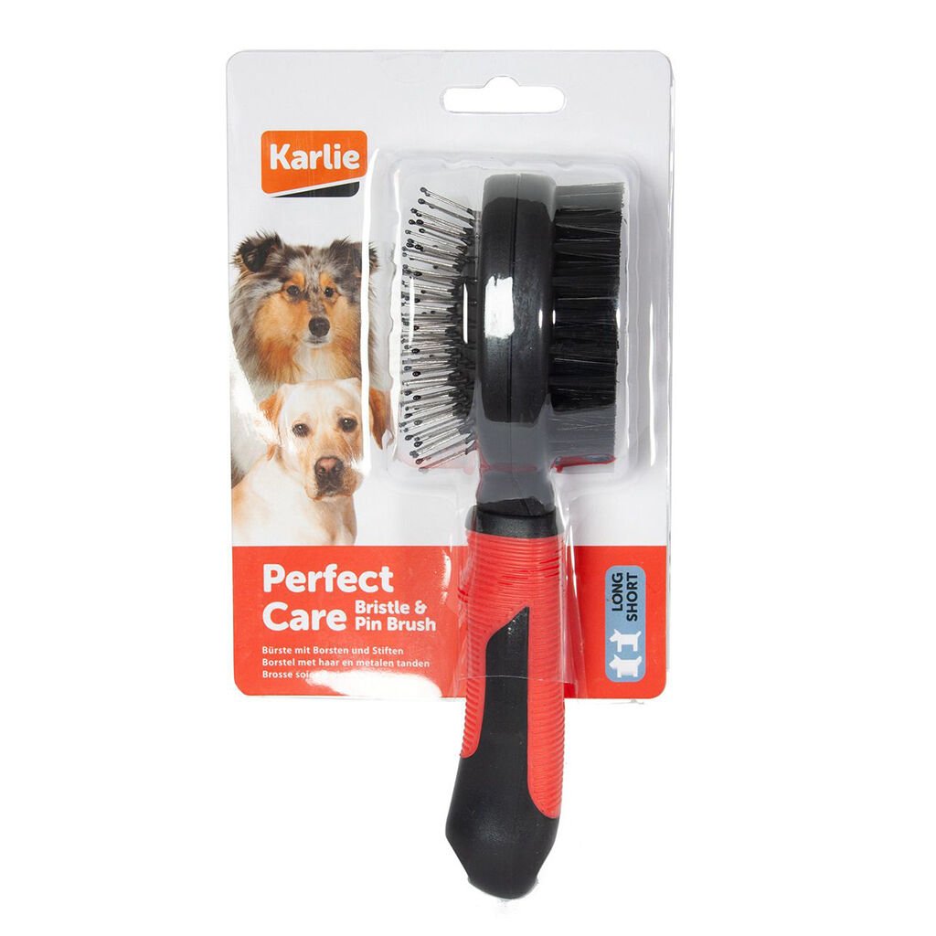 Karlie Pro Çift Taraflı İğne Başlı Köpek Tarağı 22,5 x 6 cm