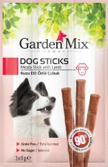 Gardenmix Kuzu Etli Köpek Stick Ödül 3 x 11 gr