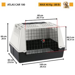 Ferplast Atlas Car 100 Gri 100 x 60 x h 66 cm