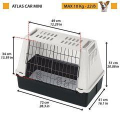 Ferplast Atlas Car Mini 72 x 41 x h 51 cm