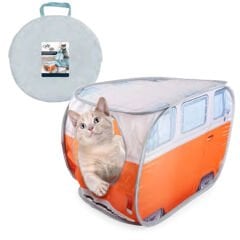 AFP Vintage Kedi Evi Minibüs 75 x 58 x 58 cm