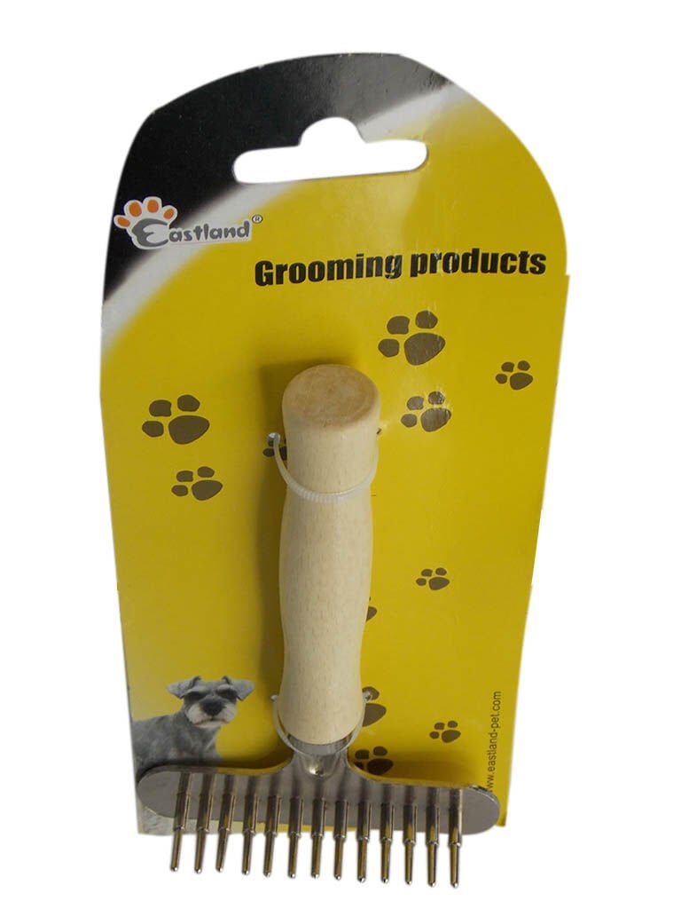 Eastland Ahşap Saplı Köpek Kıtık Açıcı Tarak 13 İğneli