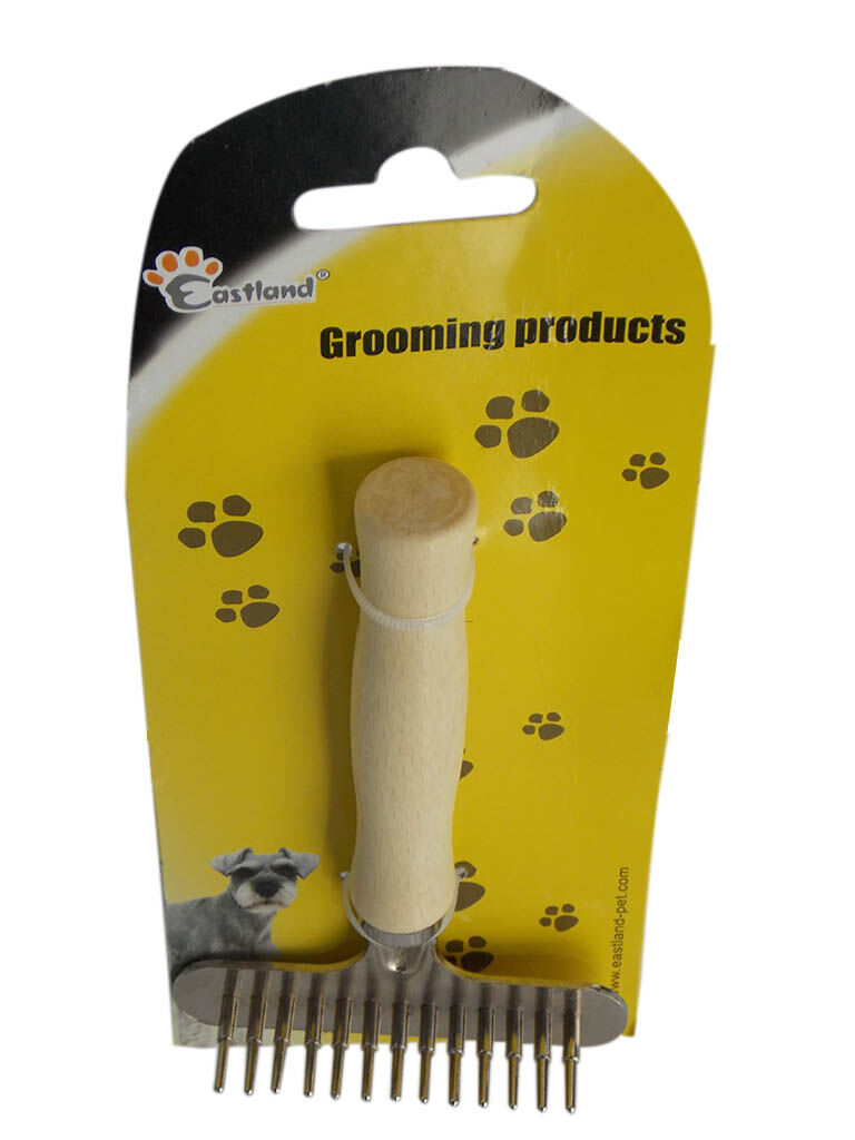 Eastland Ahşap Saplı Köpek Kıtık Açıcı Tarak 13 İğneli