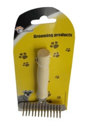Eastland Ahşap Saplı Köpek Kıtık Açıcı Tarak 13 İğneli