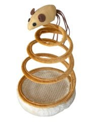 Eastland Kedi Oyuncağı Yaylı Peluş Fare 14 x 24 cm