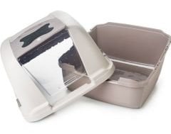 Hagen Catit 50696 Jumbo Kedi Tuvalet Kabı Beyaz 57x46x43cm