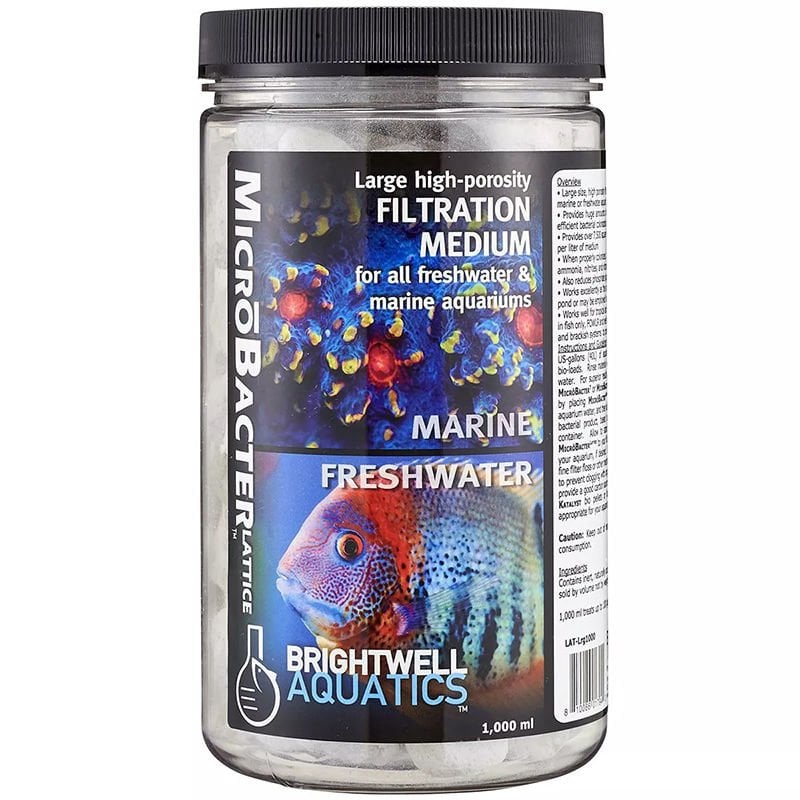 Brightwell MicrōBacterLATTICE Large for marine, reef & freshwater aquariums 1000 ml