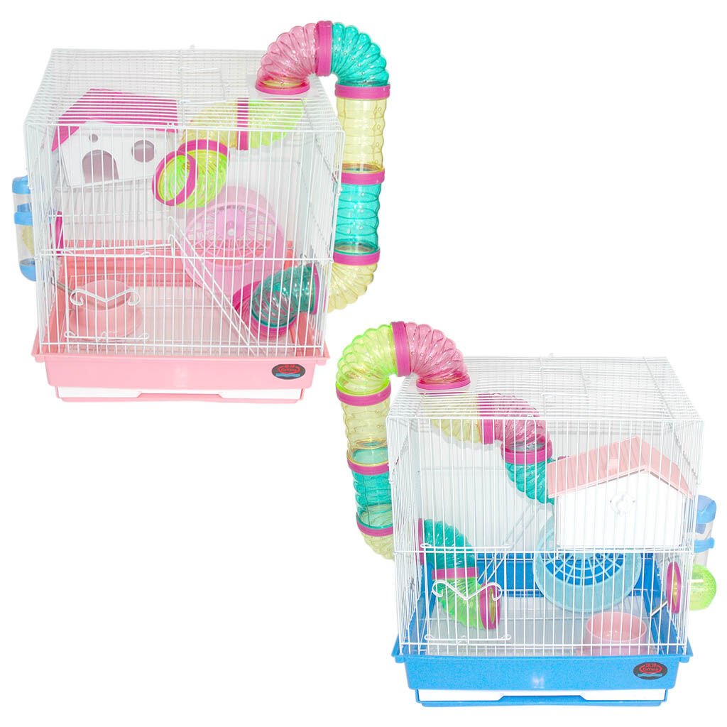 Dayang Hamster Kafesi Borulu 35 x 28 x 37 cm