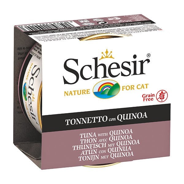 Schesir Jel İçinde Ton Balıklı Kinoalı Tahılsız Konserve Kedi Maması 85 Gr