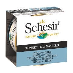 Schesir Jel İçinde Ton Balıklı Konserve Kedi Maması (85 Gr)