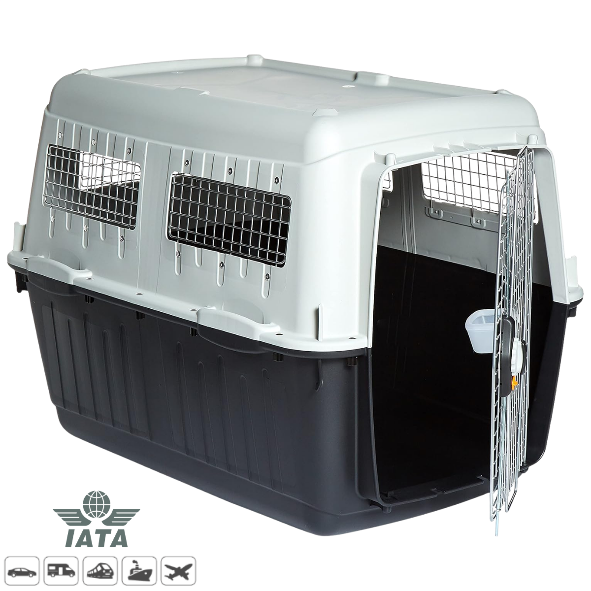 MP Bracco Travel-7 IATA Uyumlu Büyük Boy Köpek Taşıma Kafesi 102 x 73 x 76,5 cm