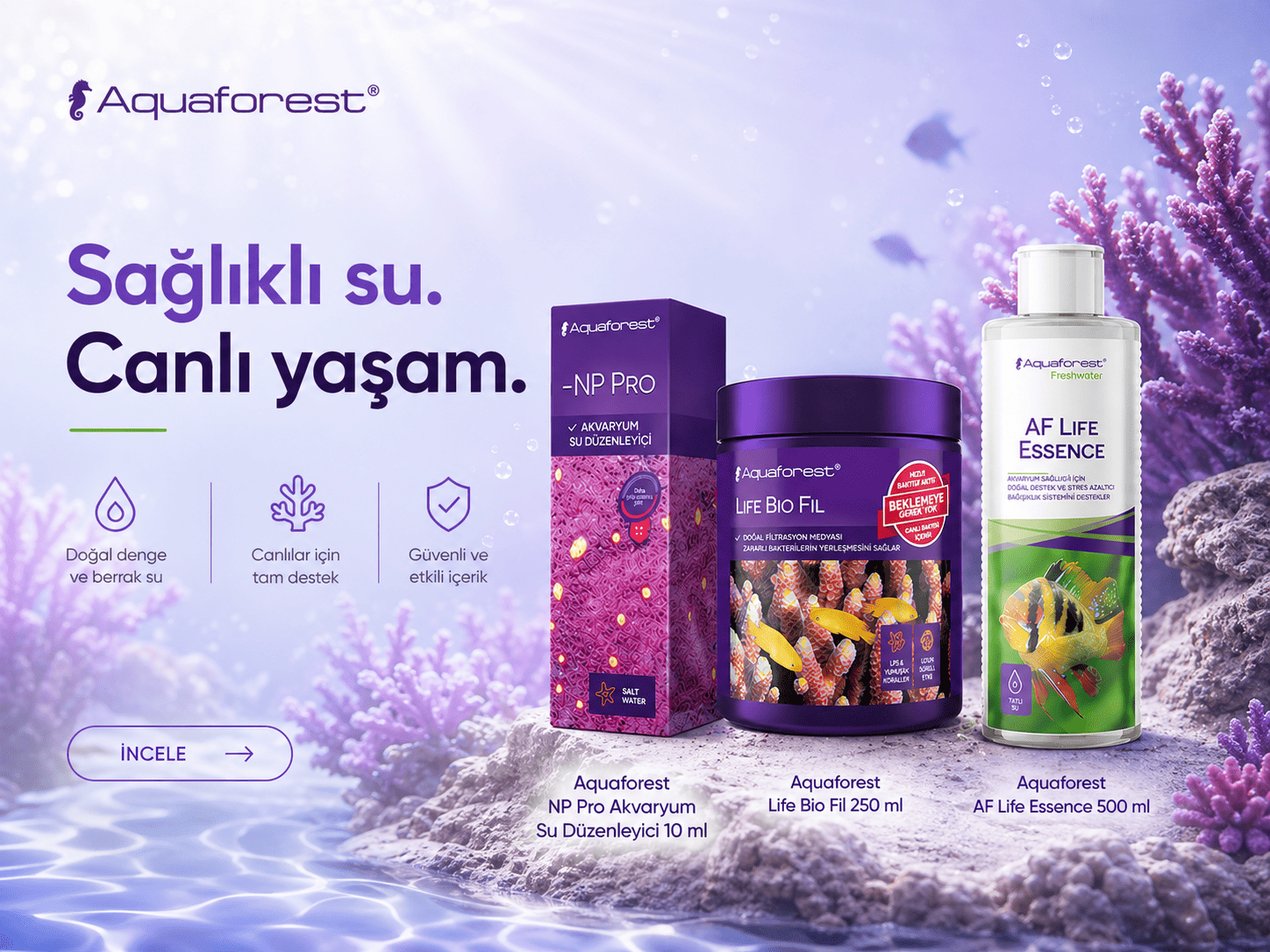 akvaryum katkıları