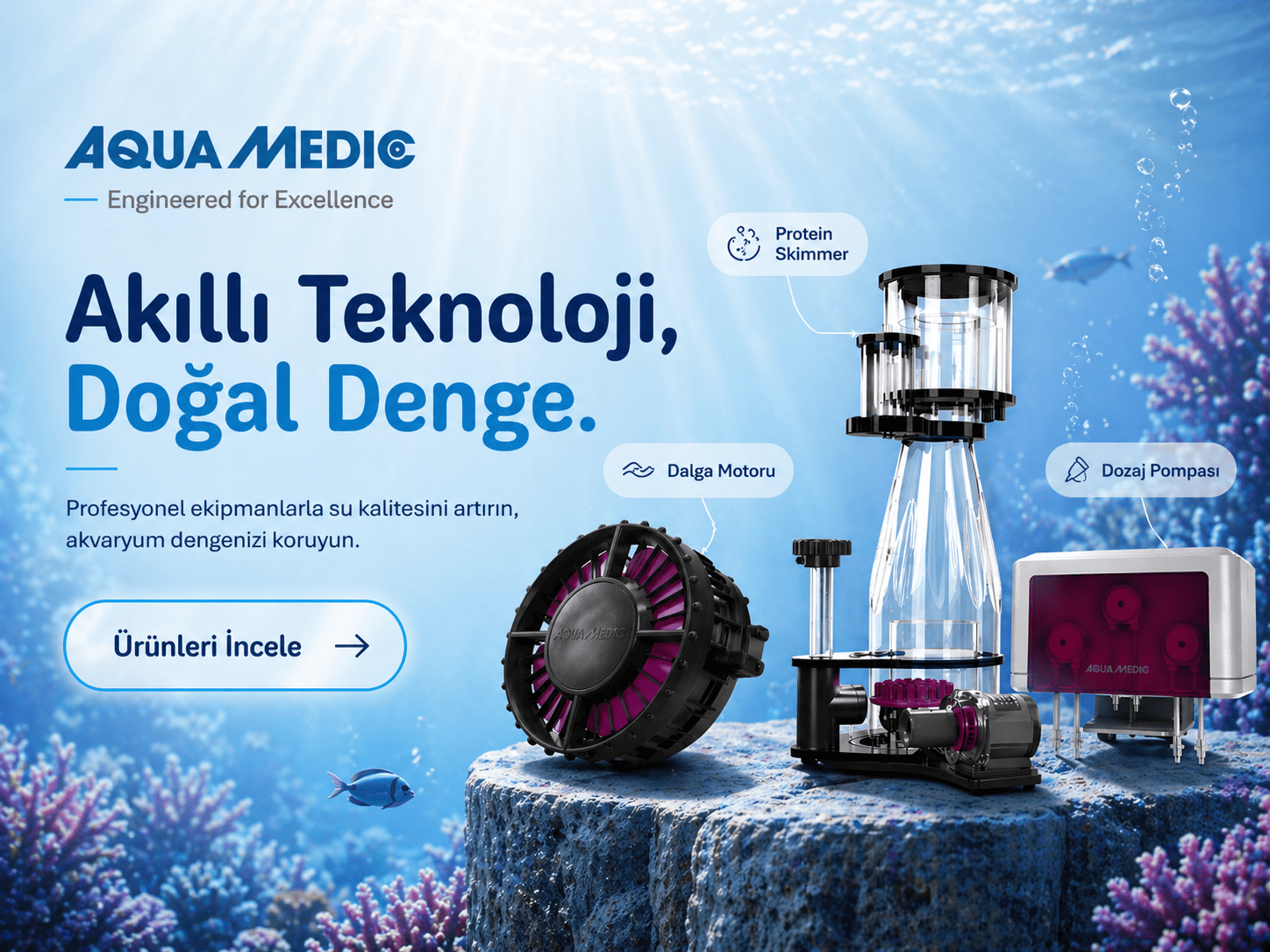 aquamedic akvaryum ürünleri