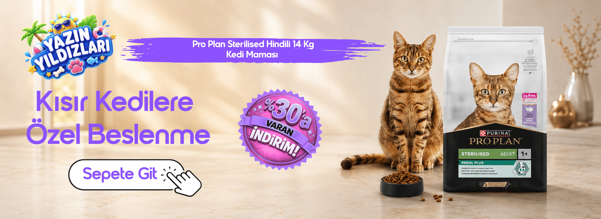 pro plan kısır kedi maması