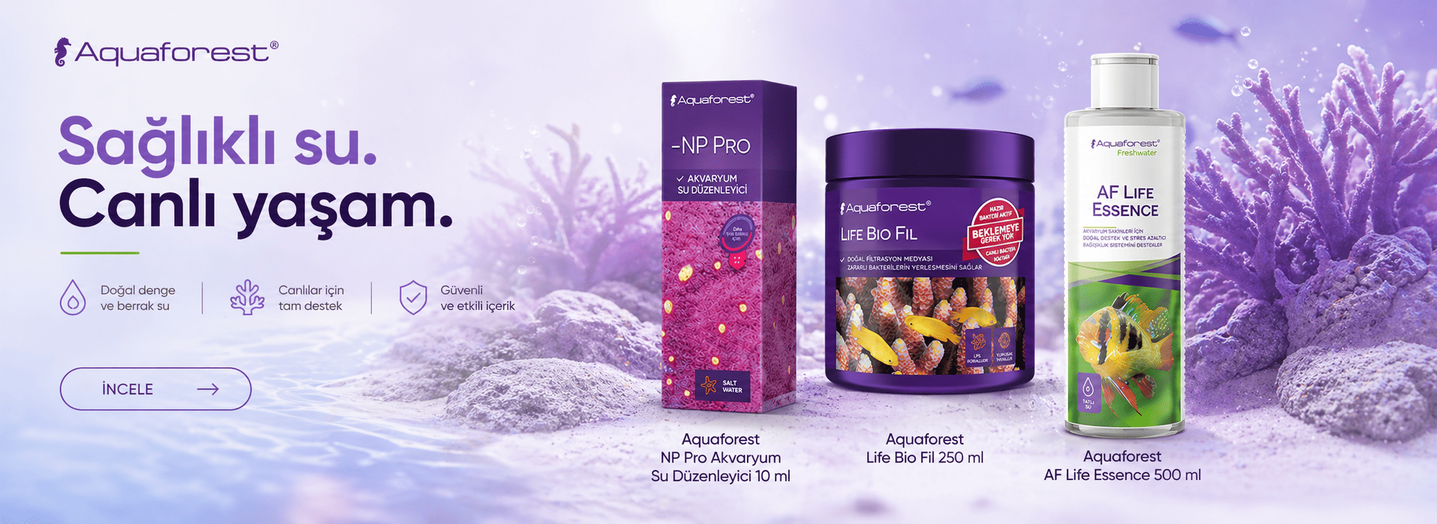 aquaforest akvaryum ürünleri