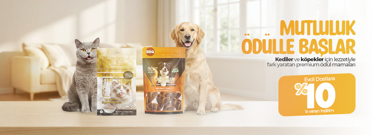 nobilus kedi köpek ödül maması